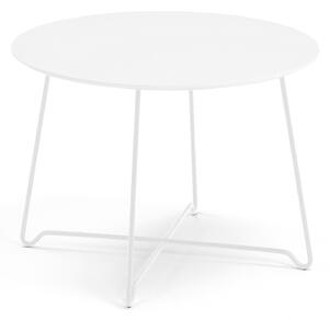 AJ Produkty Konferenční stolek IRIS, Ø700 mm, bílá, bílá deska