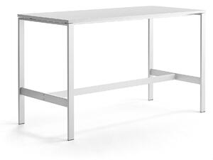 AJ Produkty Stůl VARIOUS, 1800x800 mm, výška 1050 mm, bílé nohy, bílá