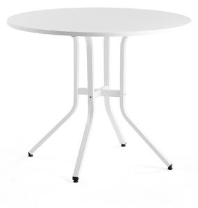 AJ Produkty Stůl VARIOUS, Ø1100 mm, výška 900 mm, bílá, bílá