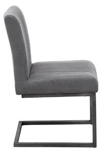 Židle MARTIN II. - tmavě šedá, černá