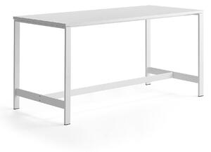 AJ Produkty Stůl VARIOUS, 1800x800 mm, výška 900 mm, bílé nohy, bílá