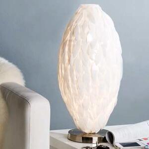 Stolná lampa LÍBIA - biela