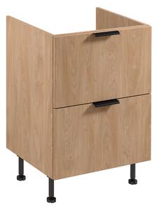 Spodní šuplíková kuchyňská skříňka SALERNO - šířka 60 cm, dub