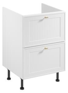 Spodní šuplíková kuchyňská skříňka SALERNO - šířka 60 cm, bílá