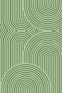 Kusový koberec Thumbs green 80x150 cm
