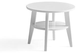 AJ Produkty Konferenční stolek HOLLY, Ø 600 mm, bílý