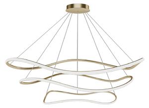 Toolight Toolight, stropní svítidlo 80cm, 24W, 3000K, LHJ018-CP3, zlatá, OSW-50008