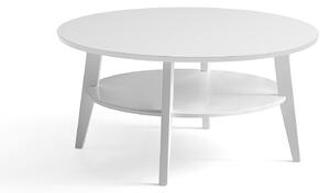 AJ Produkty Konferenční stolek HOLLY, Ø 1000 mm, bílý