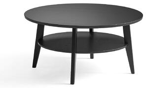 AJ Produkty Konferenční stolek HOLLY, Ø 1000 mm, černý