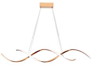 Toolight Toolight, LED stropní osvětlení 110cm, 46W, 3000K, LHJ021-CP, růžové zlato, OSW-50009