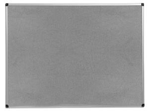 AJ Produkty Nástěnka MARIA, 900x600 mm, šedá, hliníkový rám