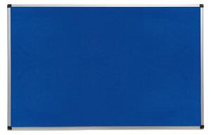 AJ Produkty Nástěnka MARIA, 2000x1200 mm, modrá, hliníkový rám