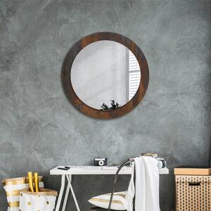 Kulaté dekorační zrcadlo Kovový rustikální