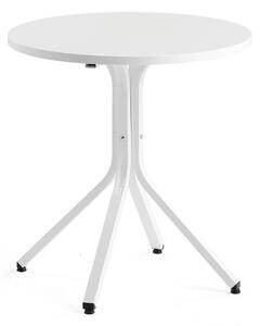 AJ Produkty Stůl VARIOUS, Ø700 mm, výška 740 mm, bílá, bílá