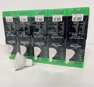 V-TAC LED žárovka GU10 4,5W, 5+5ks zdarma, Studená bílá 6000 - 6500K