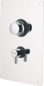 Deante Shower mixer, self-closing, concealed - with temperature control