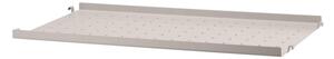 String Police String Metal Shelf Low Edge 58 x 30, beige