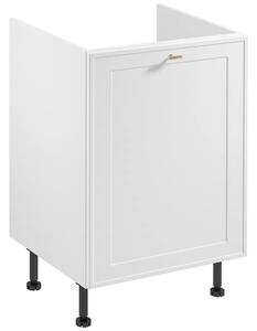 Dřezová skříňka SALERNO - šířka 60 cm, bílá + koše na odpad ZDARMA