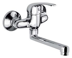 Mereo Mereo, Dřezová nástěnná baterie, Lila, s ramínkem plochým rovným 160 mm, chrom, CBEE302A02
