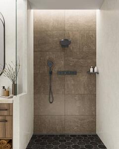 Hansgrohe Rainfinity ruční sprcha 130 3 jet, kartáčovaný černý chrom 26864340