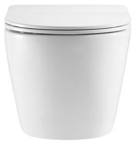 Mereo Mereo, WC závěsné kapotované, Smart Flush RIMLESS, keramické, vč. sedátka, MER-VSD85T1