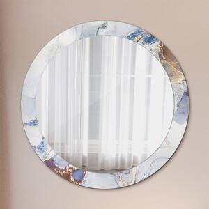 Kulaté dekorační zrcadlo Abstraktní tekuté umění