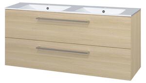 Mereo Mereo, Bino, koupelnová skříňka s keramickým umyvadlem 121 cm, CN633