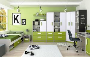 MebloLux Komoda IQ 10 Barva nábytku: Zelená
