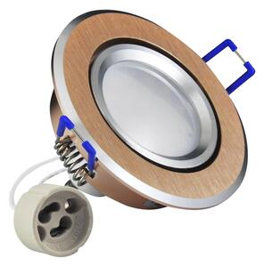 LED Podhledové svítidlo SUN OLAL 1xGU10/3,5W/230V 3000K pr. 8,4 cm zlatá