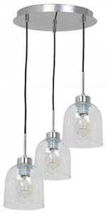 Lustr na lanku FILL 3xE27/60W/230V kulatý