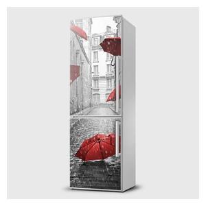 E-shop24, Pi5SL1008, Rozměr 65x120 cm, Fototapeta samolepící na lednice - Deštníky