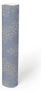 A.S. Création | Vliesová tapeta na zeď Pure Elegance | 0,53 x 10,05 m | modrá, bílá