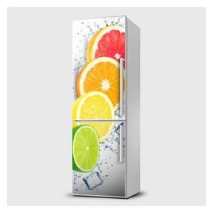 E-shop24, Pi5SL1227, Rozměr 65x120 cm, Fototapeta samolepící na lednice - Citrusové plody