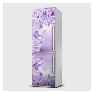 E-shop24, Pi5SL491, Rozměr 65x120 cm, Fototapeta samolepící na lednice - Kytičky fialové