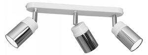 Bodové svítidlo NEST 3xGU10/8W/230V bílá/chrom