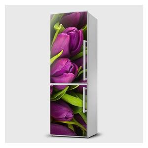 E-shop24, Pi5SL987, Rozměr 65x120 cm, Fototapeta samolepící na lednice - Tulipány