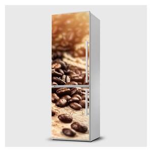 E-shop24, Pi51SL1484, Rozměr 65x180 cm, Fototapeta samolepící na lednice - Zrnka kávy