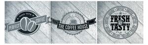 E-shop24, 2P616, Papírová Bordura Coffee house černý - šířka 7,8 cm x délka 5m