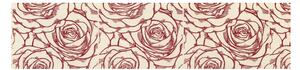 Bordura papírová Růže červená bordó - šířka 5cm x délka 5m