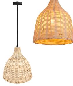 Toolight Natural, stropní svítidlo 1xE27 APP1645-1CP, přírodní hnědá, OSW-05113