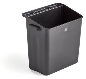AJ Produkty Odpadkový koš k policovému vozíku MOVE, 350x240x470 mm, černý