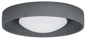 Nova Luce Šedé venkovní stropní LED světlo Moss 37 cm