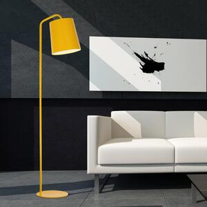 Žlutá kovová stojací lampa Nova Luce Stabile 188 cm