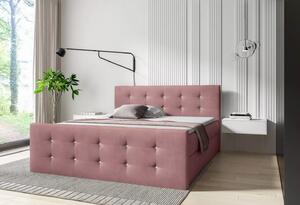 Postel SCARLETT - 120x220, růžová + topper ZDARMA