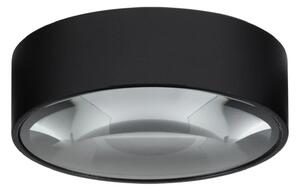Nova Luce Černé kovové venkovní stropní LED světlo Grix 11 cm