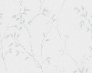 A.S. Création | Vliesová tapeta na zeď Pure Elegance | 0,53 x 10,05 m | bílá, šedá