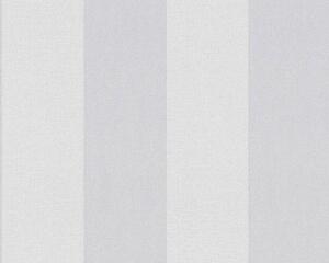 A.S. Création | Vliesová tapeta na zeď Pure Elegance | 0,53 x 10,05 m | šedá, bílá