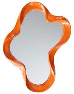 Jotex Oranžové nástěnné zrcadlo FLOATING 62 x 46 cm