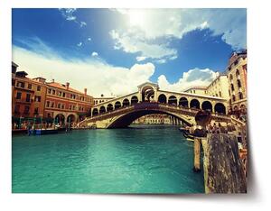Sablio Plakát Ponte di Rialto - 60x40 cm
