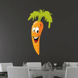 Sablio Samolepka na zeď: Mrkev - 32x60 cm